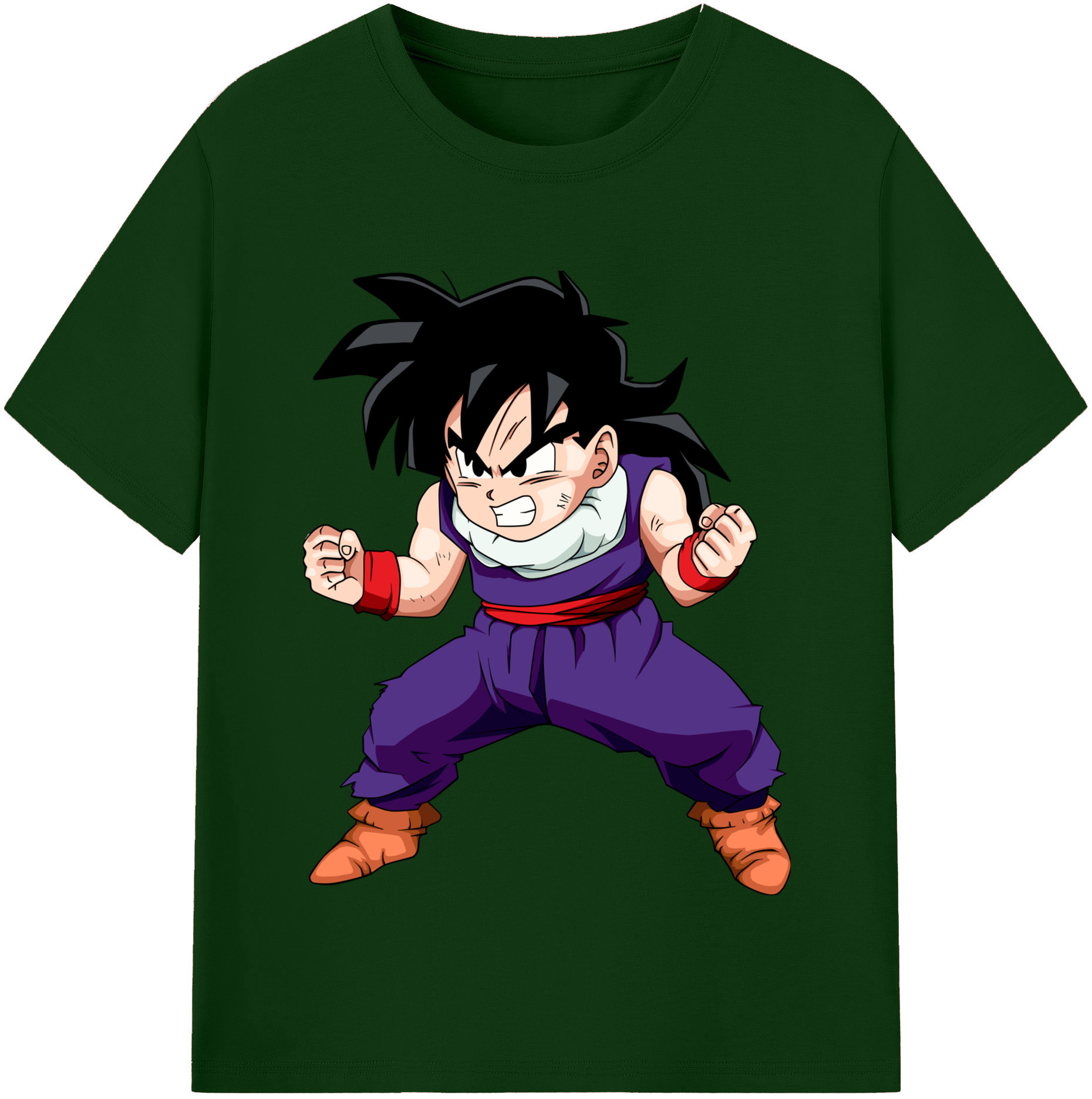 （画像用） ドラゴンボール 孫 悟飯（そんごはん）DRAGON BALL Son Gohan 綿100％半袖Tシャツ（フロントプリント）